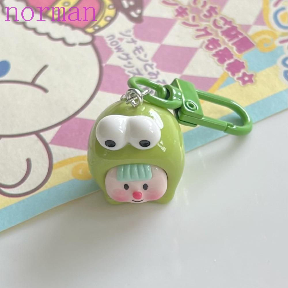 Norman girl kuromi keychain quà tặng hoạt động dễ thương ngọt ngào móc khóa lập thể giai điệu nhỏ tươi mát đồ trang sức nhỏ cinnamoroll phim hoạt hình móc khóa tai nghe hộp đựng mặt dây chuyền