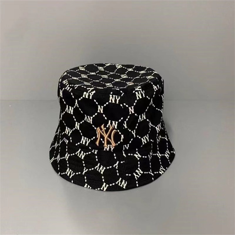 Thời trang mới bông thêu ny mũ xô phụ nữ đàn ông hợp thời trang ngư dân ngoài trời mũ chống nắng