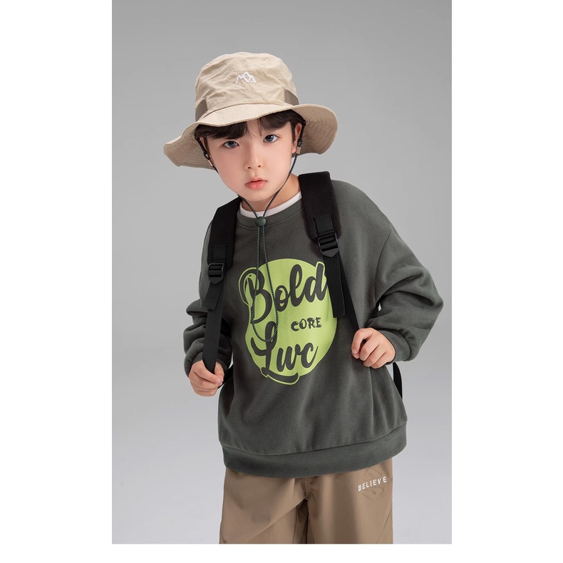 Áo len trẻ em bé trai áo len trẻ em mới mùa thu cổ tròn thời trang đáy áo quần áo mùa thu