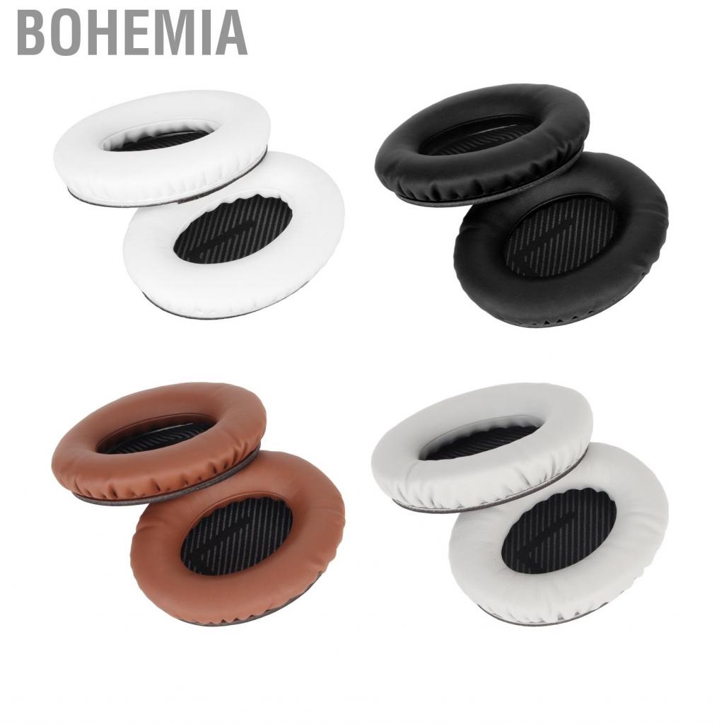 Bohemia Replacement Ear Pads Memory Foam Headphone Cushions For QC35 35ii QC25