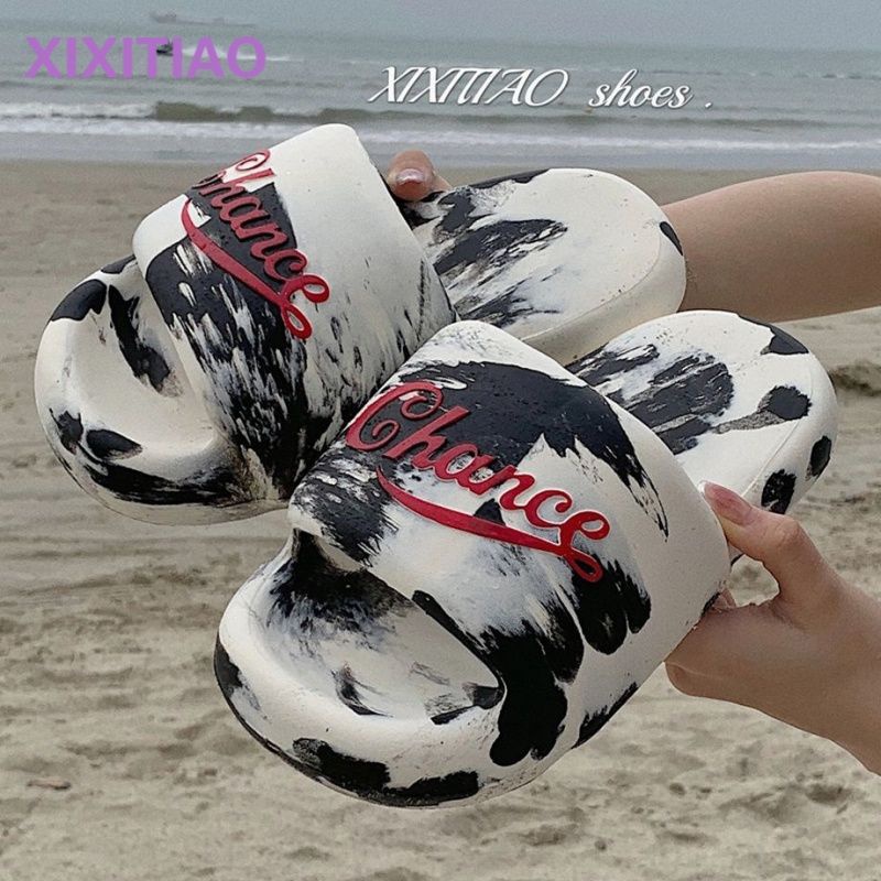Prowow❤Dép Sandal eva Đế Dày Chống Trượt Phong Cách Thời Trang Đường Phố Dành Cho Cặp Đôi