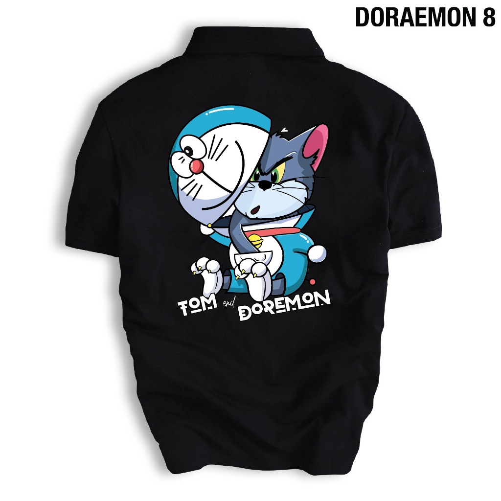 Áo thun POLO Unisex DORAEMON 8 chất liệu cao cấp, phong cách năng động