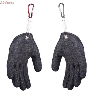 Găng tay câu cá dalton polyester fiber anti-pricking fish equipment anti-slip fishing phụ kiện găng tay đầy đủ ngón tay