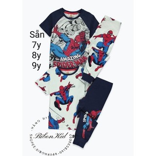 Set 2 bộ áo cộc quần dài marvel matalan_uk size 7y, 8y, 9y