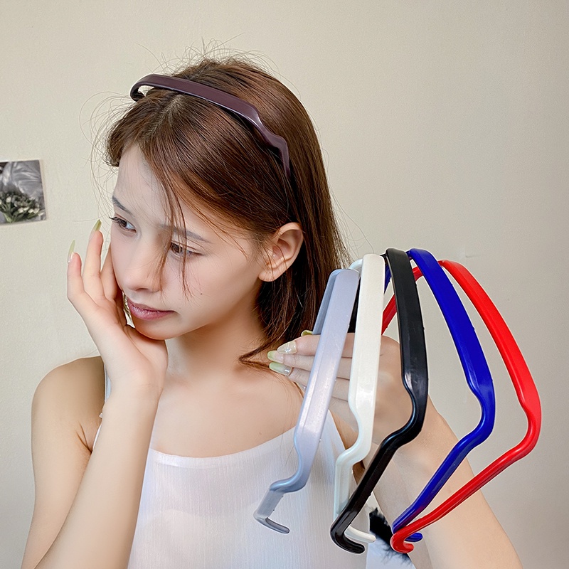 Băng Đô Cài Tóc Hình Vuông Tráng Gương Phong Cách Âu Mỹ Thời Trang Cho Nam Và Nữ