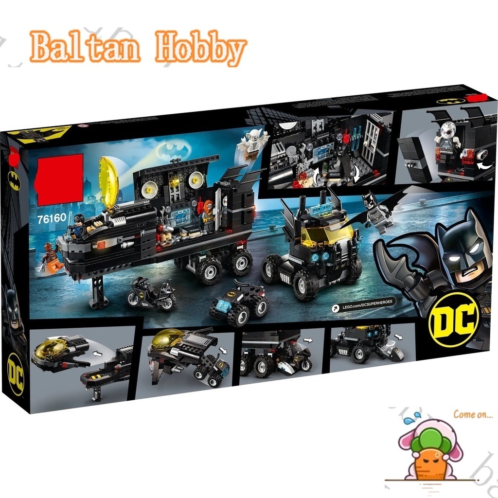 Baltan toy bh1 tương thích với super hero / dc / mobile bat base / 76160/11567 / building block / toy / boy es1