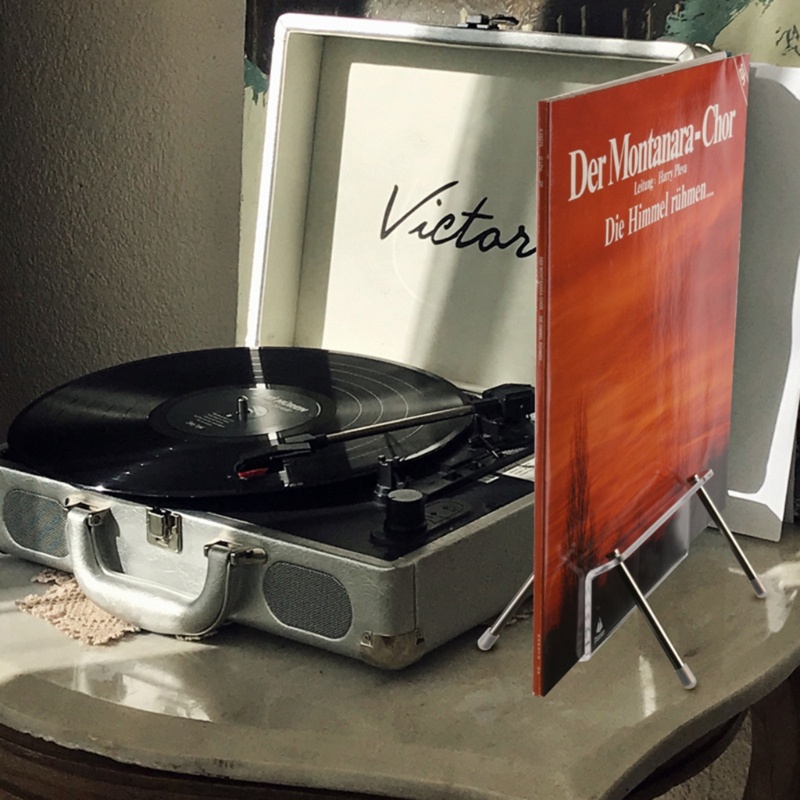 Lidu1 sleek Giá Đỡ acrylic Trưng Bày Đĩa Than Để Bàn Thanh Lịch