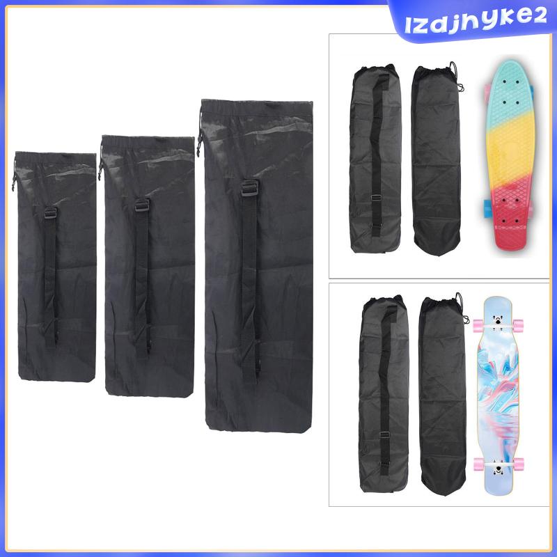 Túi ván trượt di động skate double tilt skateboard dây đeo ván trượt có thể điều chỉnh