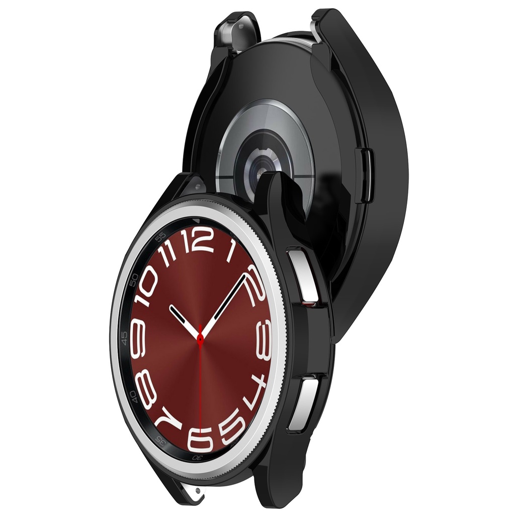 Tpu case cover cho samsung galaxy watch6 watch 6 classic 43mm 47mm mạ mềm sáng bóng mỏng