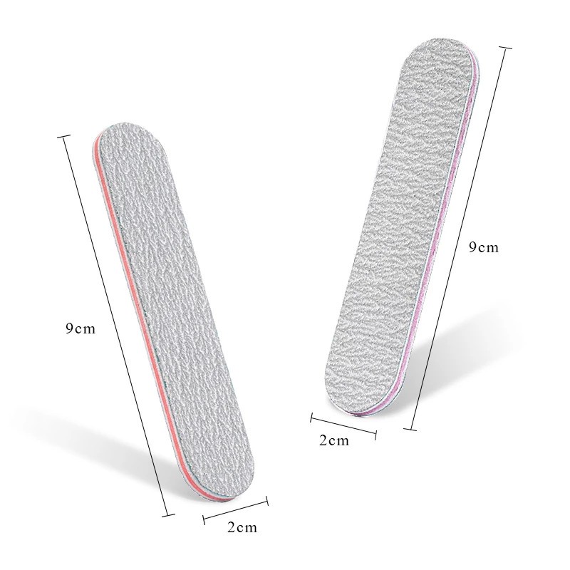1pc / 5 cái dũa móng tay hai mặt giấy nhám 100/180 móng tay chà nhám dũa nhỏ đánh bóng dụng cụ làm móng chuyên nghiệp phụ kiện
