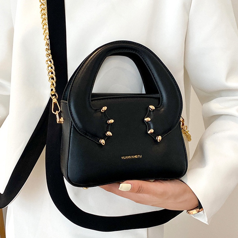 Túi Đeo Vai Hình Vuông Cỡ Nhỏ Họa Tiết Chân Mèo Dễ Thương Đơn Giản Thời Trang Cho Nữ