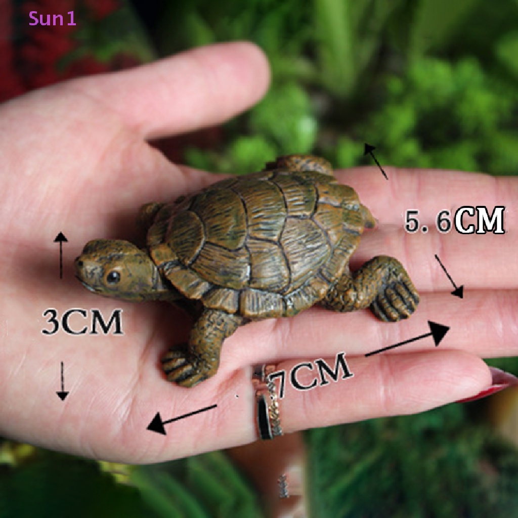 Sun1 &gt; Tượng Rùa Mini Bằng Nhựa resin Thủ Công
