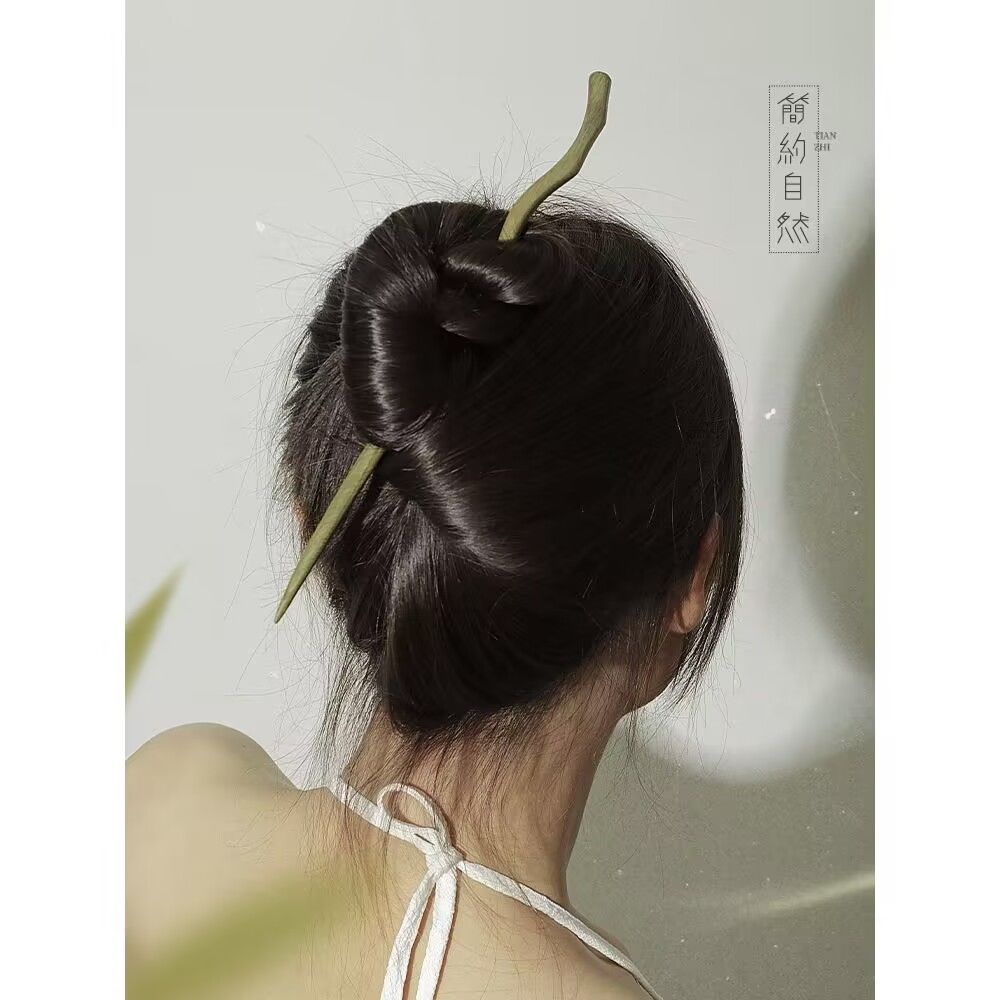 Trâm Cài Tóc Bằng Gỗ Đàn Hương Thiết Kế Mới Đơn Giản Thời Trang Theo Phong Cách Trung Hoa