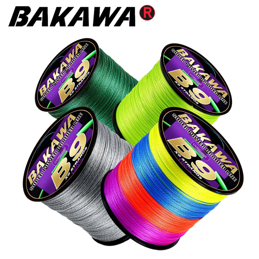 Cuộn Dây Câu Cá Bện 9 Sợi PE 300M 500M 100M 9X Chất Lượng Cao