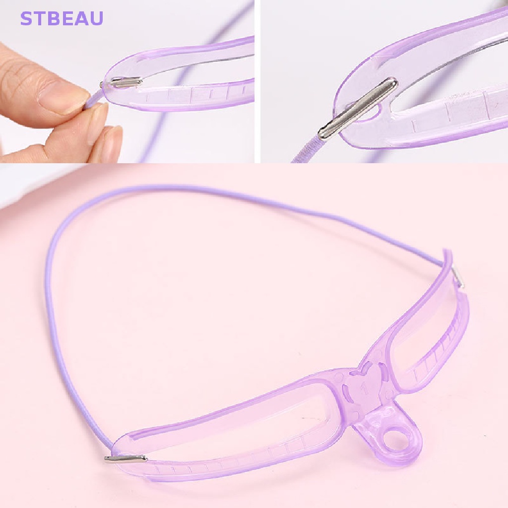 [Cxsteau] Khuôn Kẻ Lông Mày 8 Kiểu Dáng Có Thể Tái Sử Dụng Để Định Hình Khuôn Trang Điểm MME