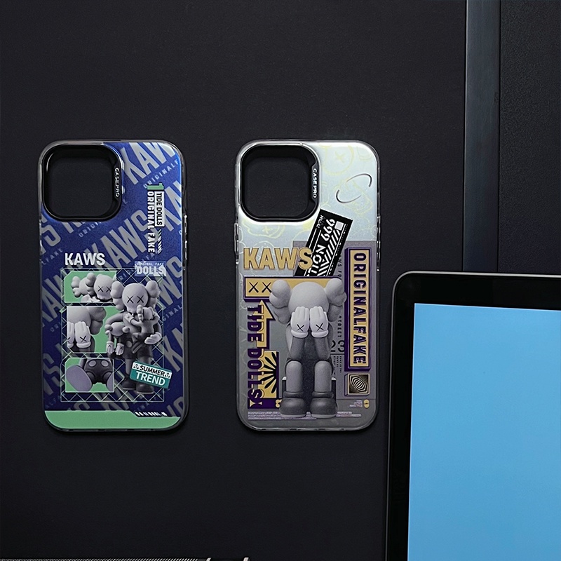 Ốp Điện Thoại Tpu Dẻo Họa Tiết Hoạt Hình KAWS Dễ Thương Cho iphone 14 13 Pro Max 12 11