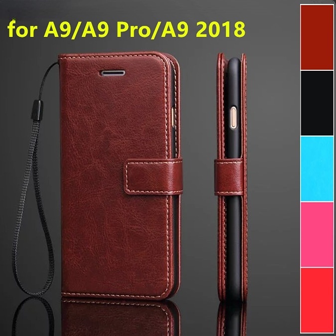 Ốp Lưng Điện Thoại Dạng Ví Da Lật Dành Cho Samsung Galaxy A9 / A9 Pro 2016 Samsung Galaxy A9 2018