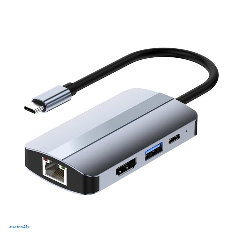Bộ Chia Cổng USB Type C Sang USB 3.0 6 Trong 1 Tiện Dụng