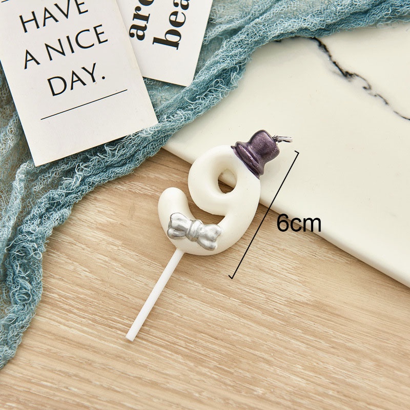 Nến Sinh Nhật Hình Vương Miện Số 0-9