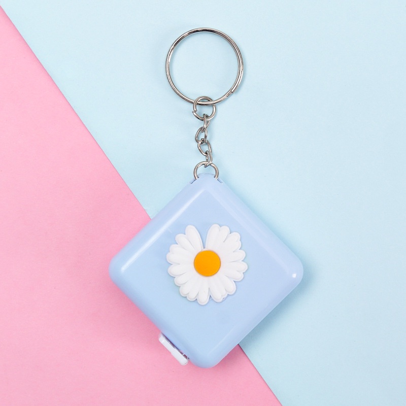 Thước dây cuộn đa năng 150 cm khắc hai mặt có thể thu gọn tiện lợi thiết kế hoạt hình dễ thương MiniCat DAY671