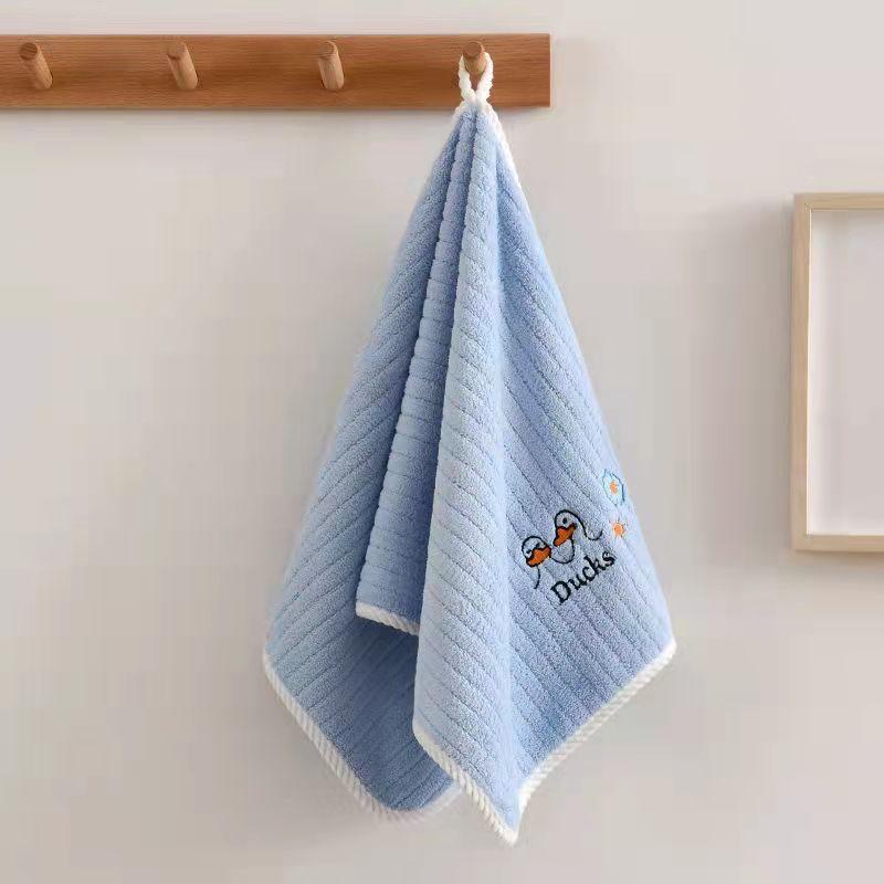 PVN58688 Khăn lau mặt cotton in hình vịt dễ thương | BigBuy360 - bigbuy360.vn