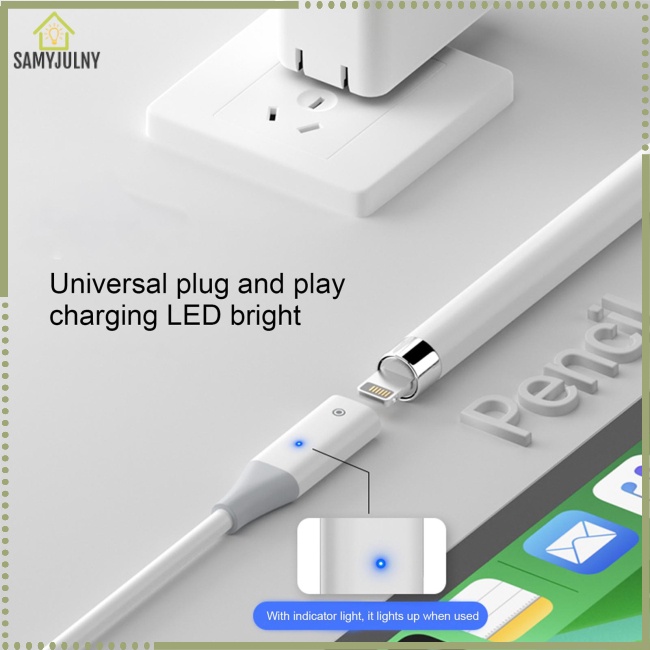 Dây Cáp Sạc Mở Rộng Có Đèn Led Tương Thích Với Ipencil