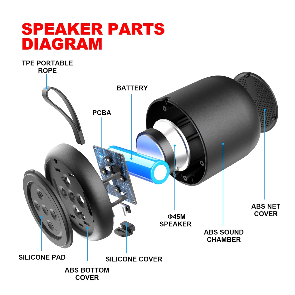 Loa Bluetooth Không Dây Âm Thanh Nổi HD Kiểu Cổ Điển Sử Dụng Trong Nhà / Ngoài Trời