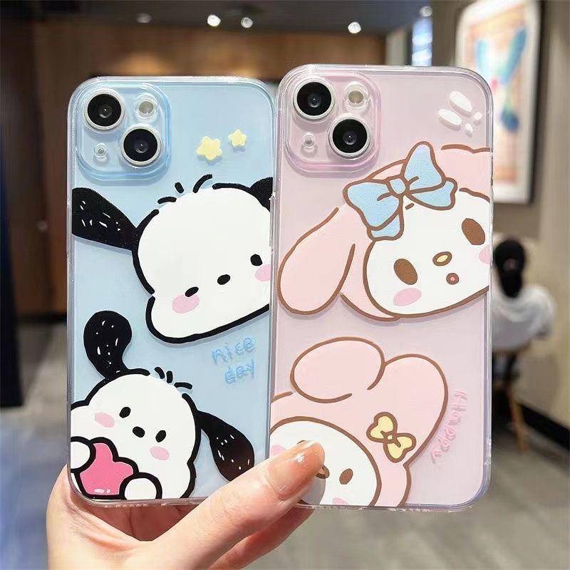 Hoạt Hình Ốp Điện Thoại tpu Trong Suốt Hình melody Cho iphone 15 14 13 12 pro max 11 xs xr x 8 7 6 6s plus 12mini 13mini se2020