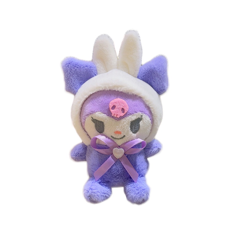 Sanrio kuromi Thỏ Nhồi Bông Đáng Yêu Treo Móc Khóa Cho Bé Gái 1 Tuổi