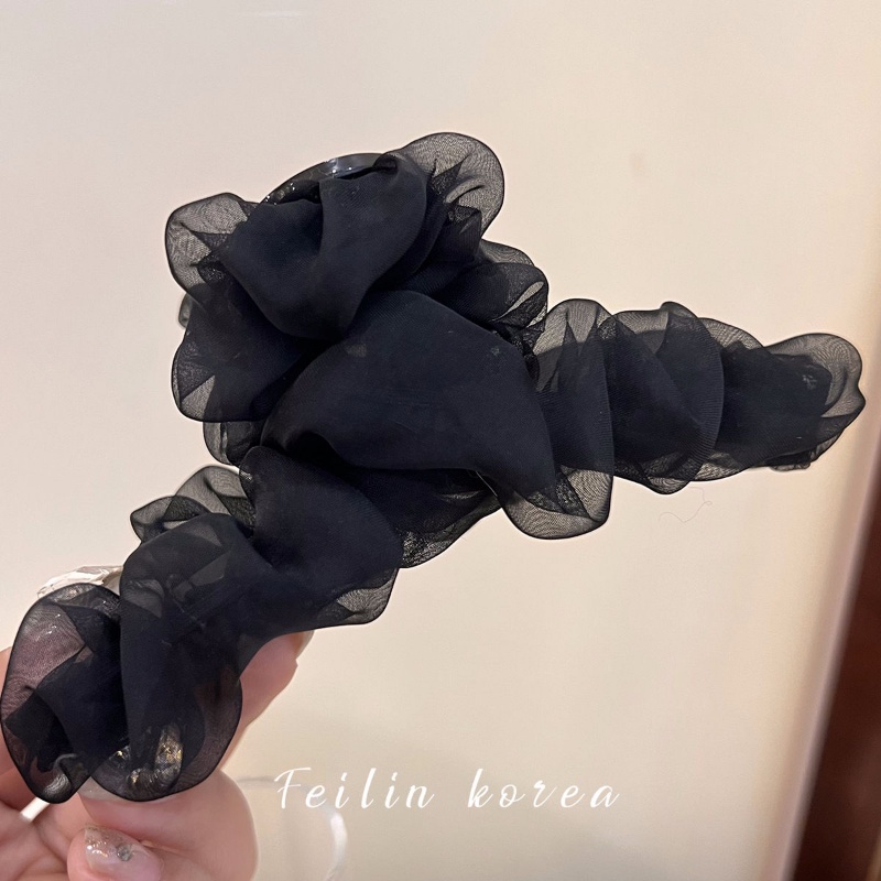 Kẹp Tóc Lưới Hình Cá Mập Phong Cách Hàn Quốc Cho Nữ