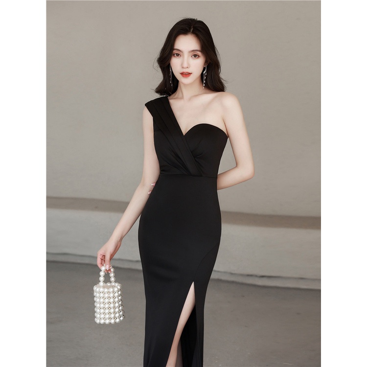 Đầm Đuôi Cá Dự Tiệc Thiết Kế Mới Đính Kim Sa Lấp Lánh Thời Trang Dành Cho Nữ