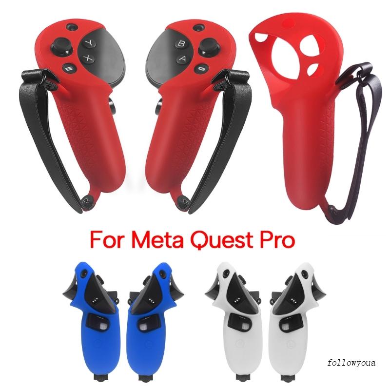 Tay Cầm Chơi Game Thực Tế Ảo Bằng Silicone Chuyên Nghiệp Cho Quest Pro VR