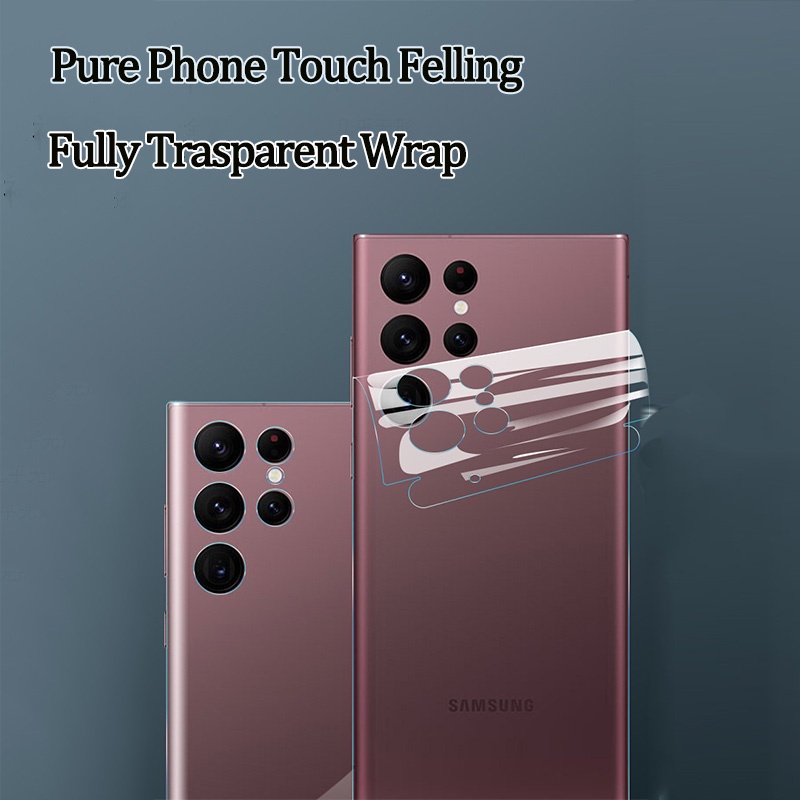 Miếng Dán Hydrogel Bảo Vệ Mặt Sau Cho Samsung S23 Ultra / S22 / Note 20Ultra / Note10 Samsung S23 / S22 / Note20 / Note10