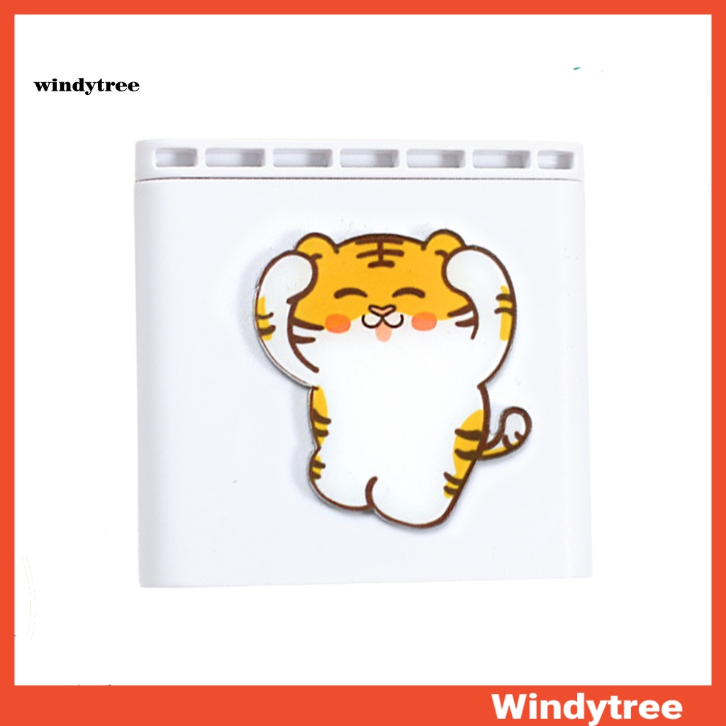 Gương Trang Điểm Mini Di Động Hình Hổ Hoạt Hình Dễ Thương Có Giá Đỡ Điện Thoại Di Động Để Xem TV