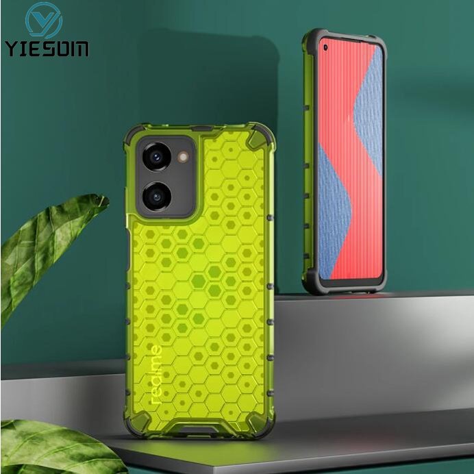 Ốp Điện Thoại Armor PC TPU Silicone Trong Suốt Sang Trọng Cho Realme 10 9 Pro Plus 5G 8 8 Pro 4G 8i 9i