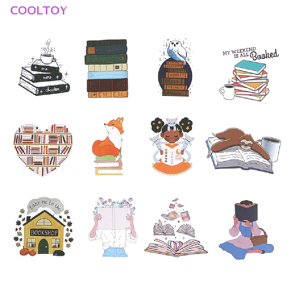 Cooltoy Bộ 50 Sticker Graffiti Dán Đọc Sách Chống Nước Cho Hành Lý Laptop Hành Lý