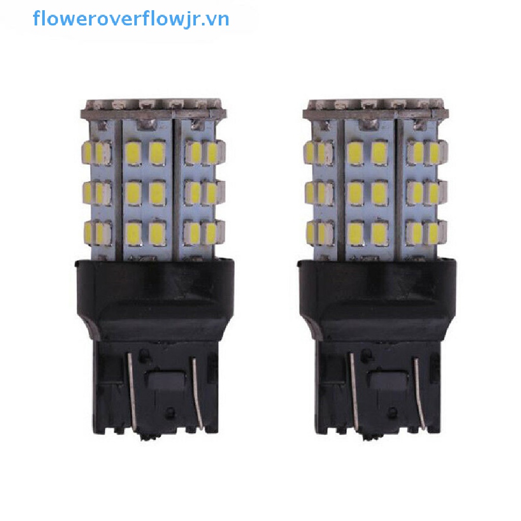 2 Đèn LED Tín Hiệu Xi Nhan T20 7443 1206 6000K 64SMD Cho Xe Hơi