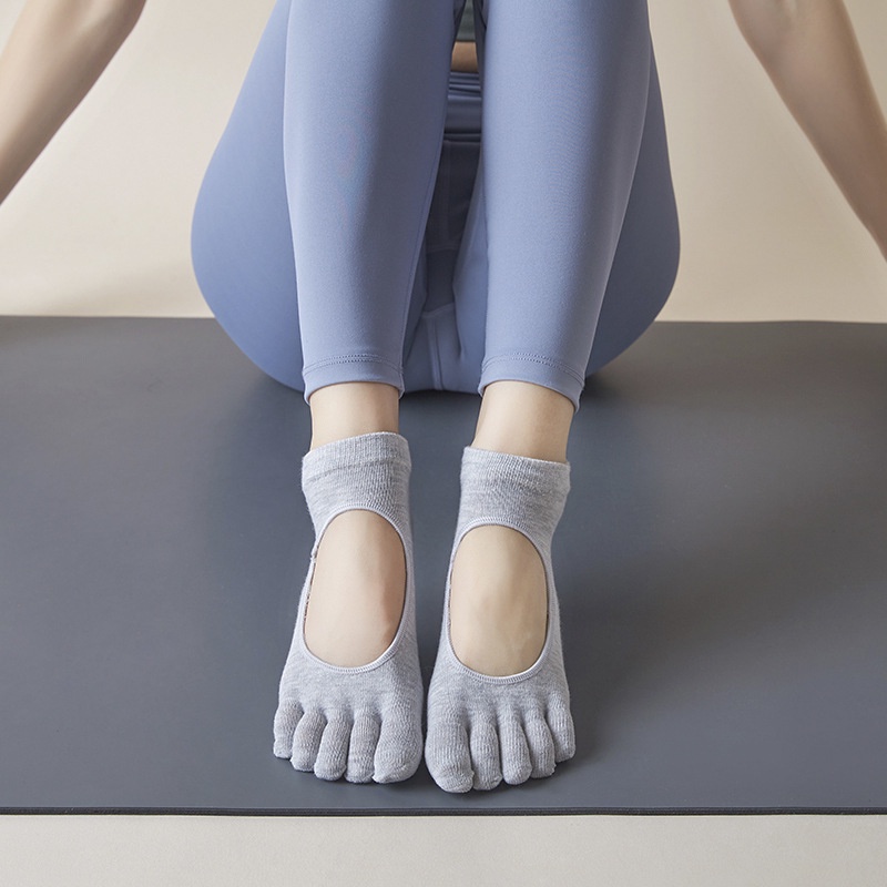 Vớ Xỏ Năm Ngón Tập Yoga Chống Trượt Dành Cho Nữ