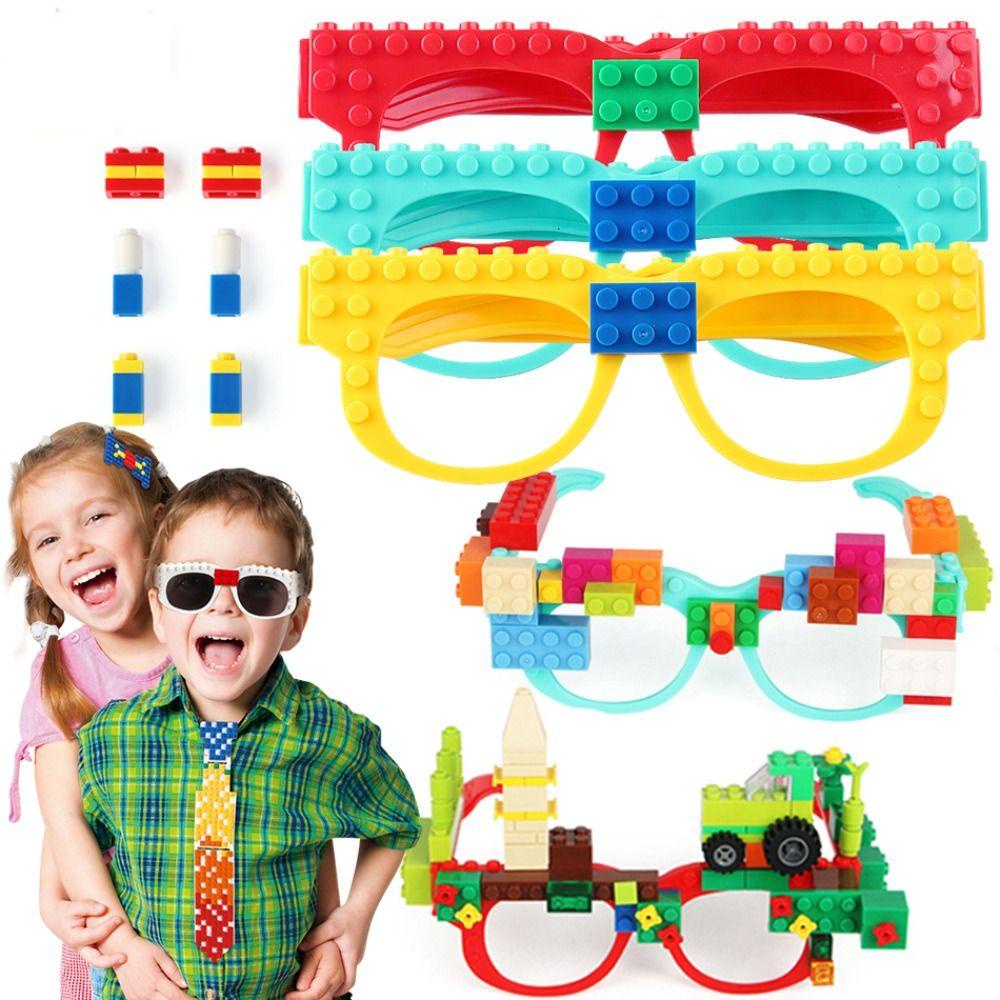 1 Bộ Đồ Chơi Lắp Ráp Kính Mát Mini Sáng Tạo Diy AARON1