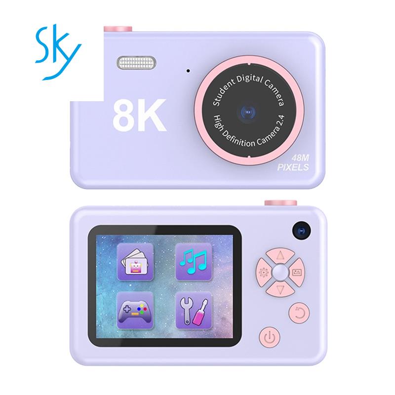 1 Bộ Máy Ảnh Kỹ Thuật Số Full HD 1080P Mini Có Thể Sạc Lại Cho Học Sinh / Thanh Thiếu Niên