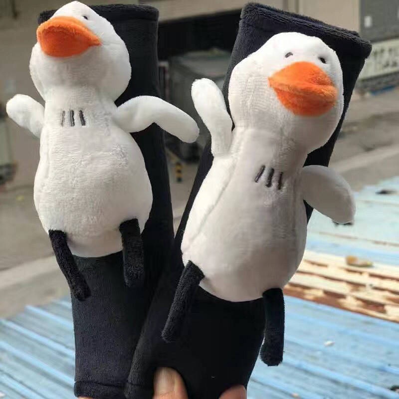 Cartoon Cute Doll Automobile Seat Belt Shoulder Protector Protective Cover Goddess Style Interior Decoration Car Sticker Four Seasons Universal cvXD