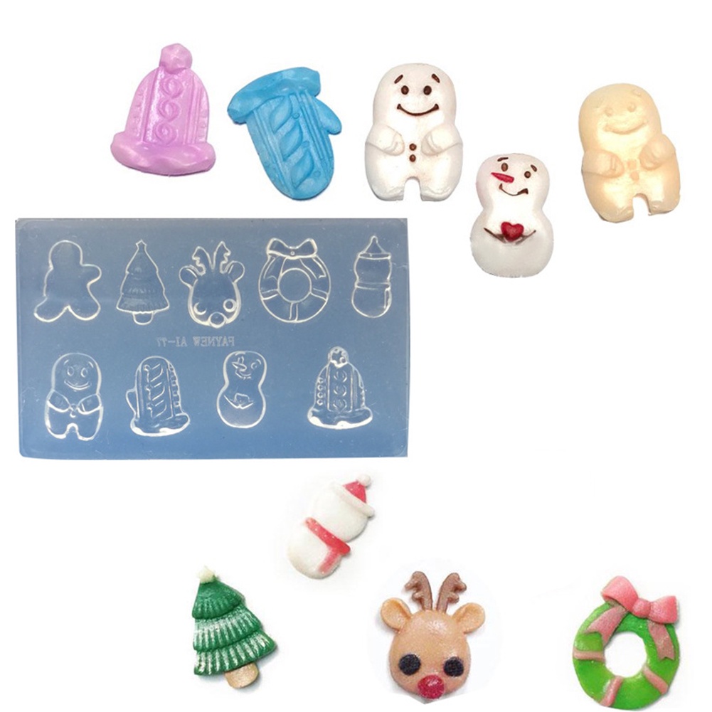 Khuôn Silicone Tạo Hình Mèo Trang Trí Móng Tay