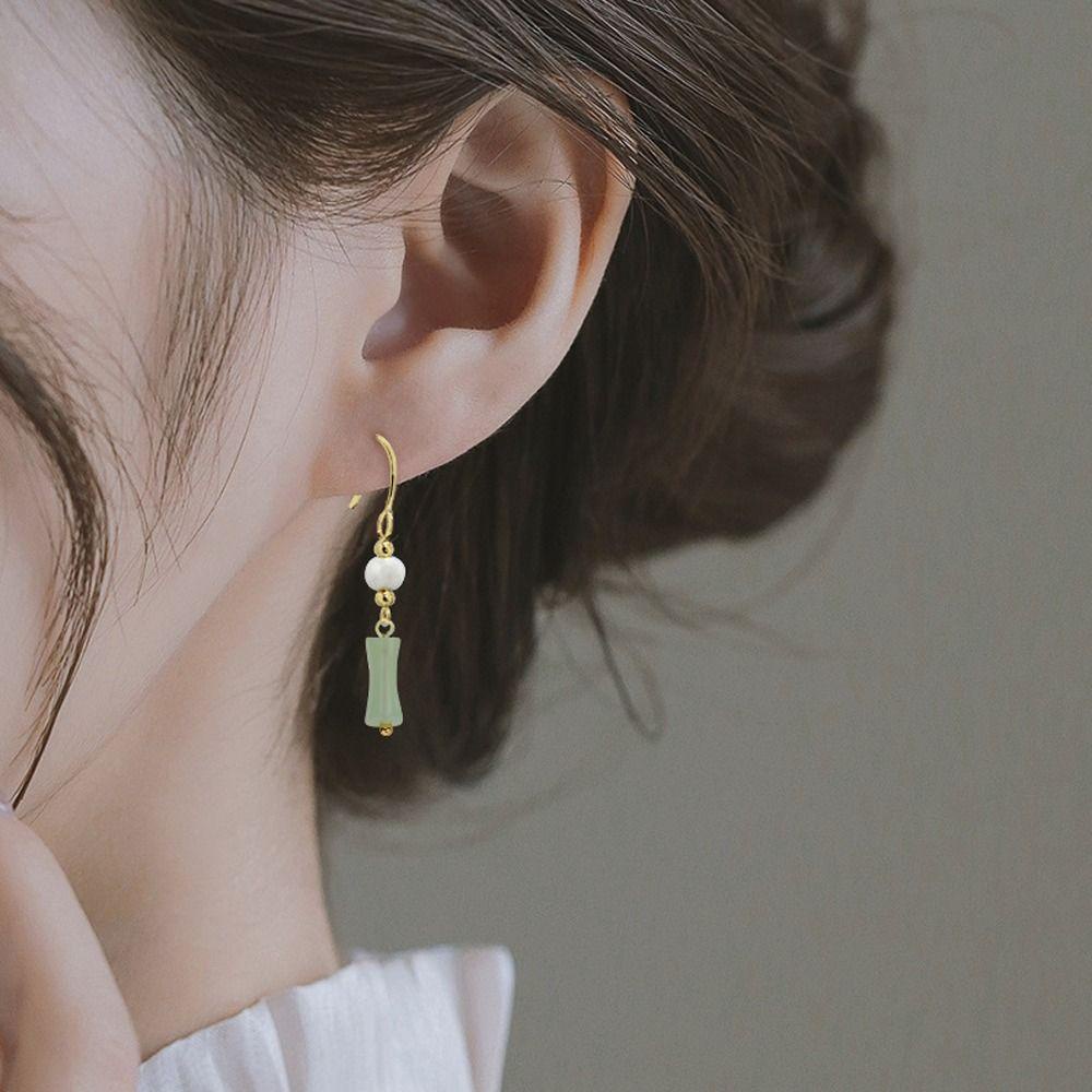 CABEZA Khuyên Tai Dáng Dài Phong Cách Retro Thời Trang Cho Nữ