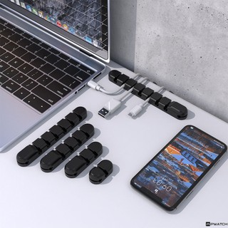 Dụng cụ sắp xếp cáp dụng cụ cuộn dây silicon giá sắp xếp cáp sạc usb kẹp quản lý gọn gàng để bàn giá đỡ cáp cho chuột dụng cụ sắp xếp dây tai nghe
