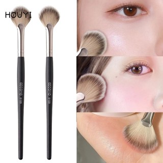 Cọ Trang Điểm Hình Cánh Quạt / Cọ Đánh Phấn Phủ / Má Hồng Cán Đen Phong Cách Hàn Quốc