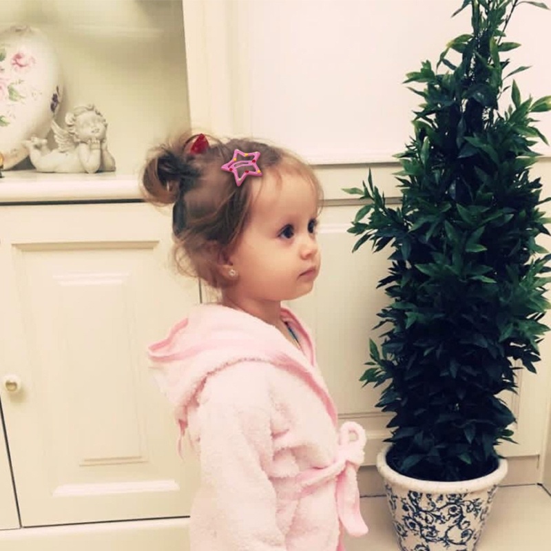 Kẹp Tóc Hình Ngôi Sao Năm Cánh Bằng Kim Loại Dễ Thương