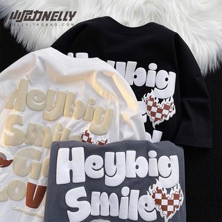 FRRESHIP ÁO THUN COTTON NELLY HOẠ TIẾT IN HEYBIG FORM THỤNG