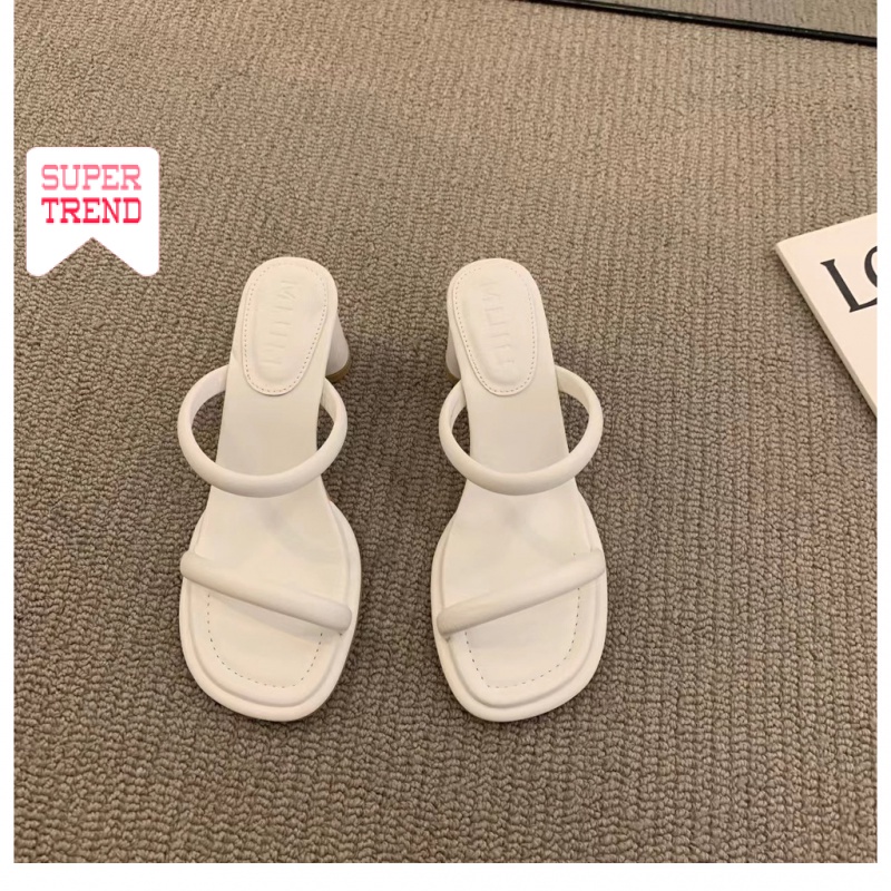 Giày Sandal Cao Gót Phong Cách Pháp Hàng Mới Thời Trang Mùa Hè 2022