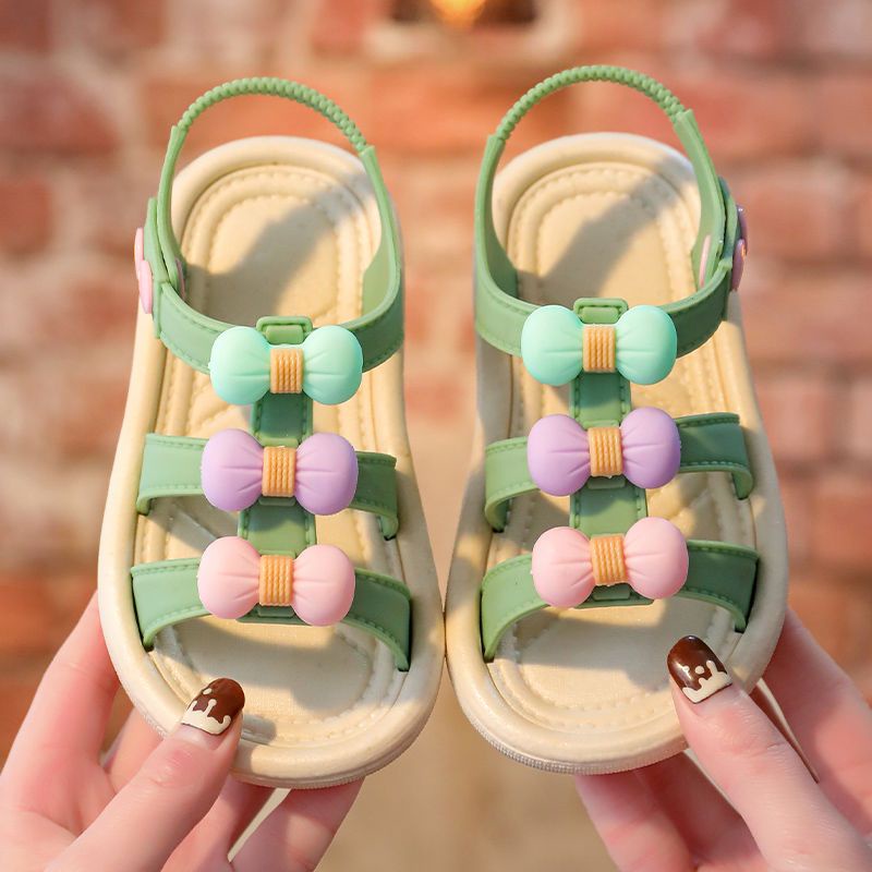 Giày Sandal Đế Mềm Chống Trượt Phong Cách Mới 2023 Cho Bé Gái