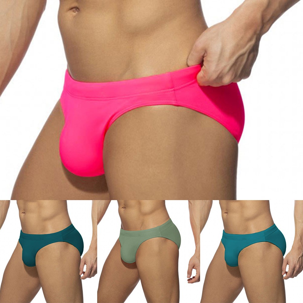 Quần Bơi Trơn Màu Gợi Cảm Theo Phong Cách Mùa Hè  Dành Cho Nam